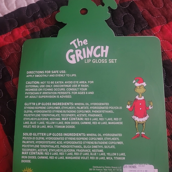 The Grinch Lip Gloss Set - 6 Pack - Picture 3 of 3